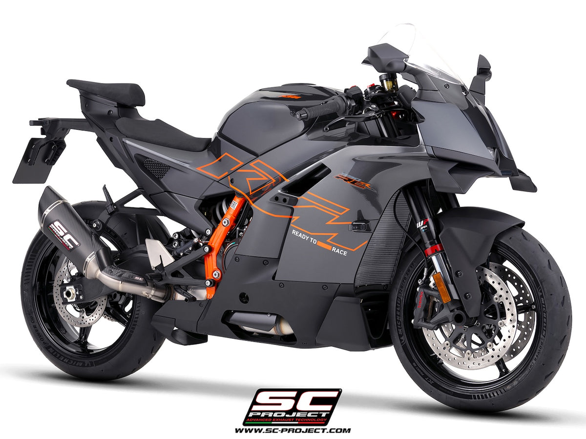 KTM 990 RC R (2026) SC1-R carbon fibre exhaust