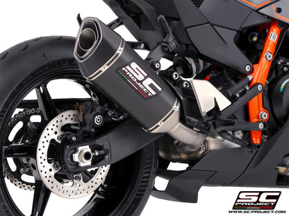 KTM 990 RC R (2026) SC1-R carbon fibre exhaust