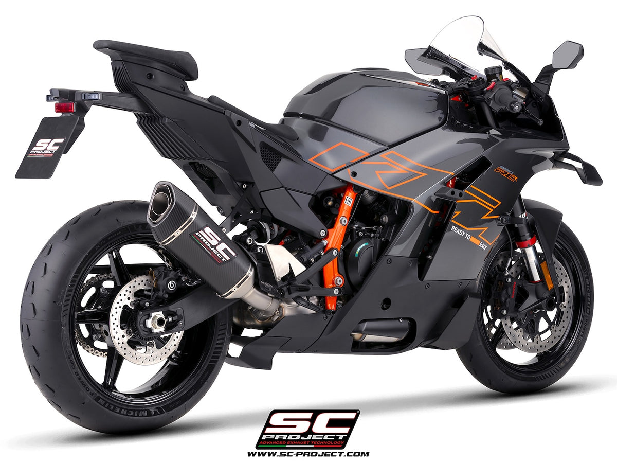 KTM 990 RC R (2026) SC1-R carbon fibre exhaust