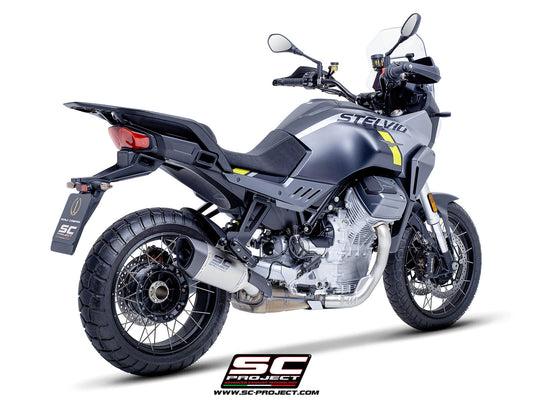 MOTO GUZZI STELVIO (2024-2026) SC1-R titanium exhaust