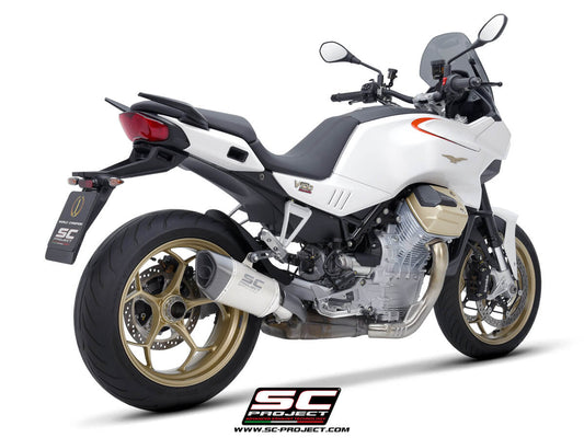 Moto Guzzi V100 MANDELLO (2023-2026) SC1-R titanium exhaust