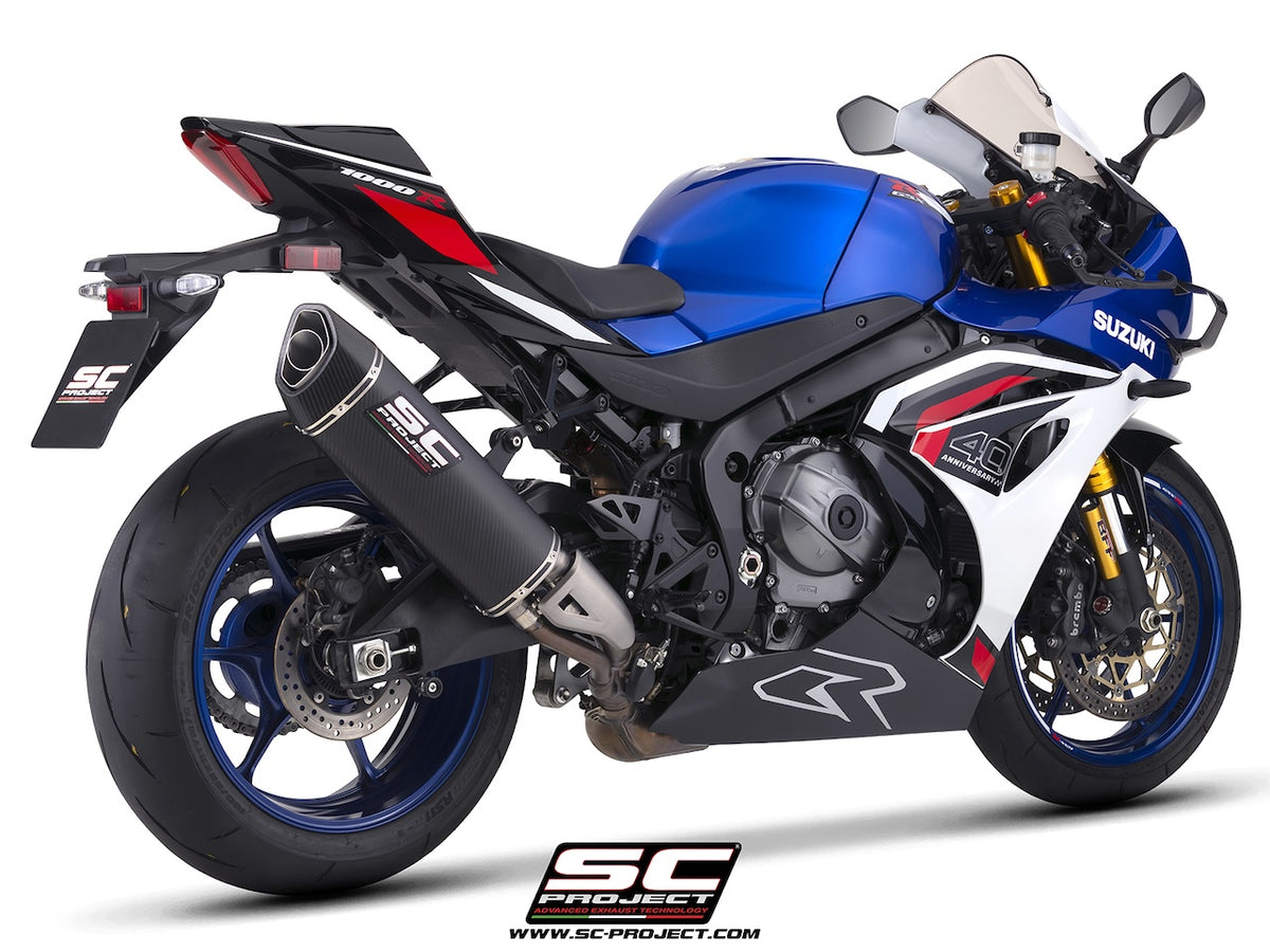 SUZUKI GSX-R1000R (2026) SC1-R carbon fibre exhaust, 250 mm