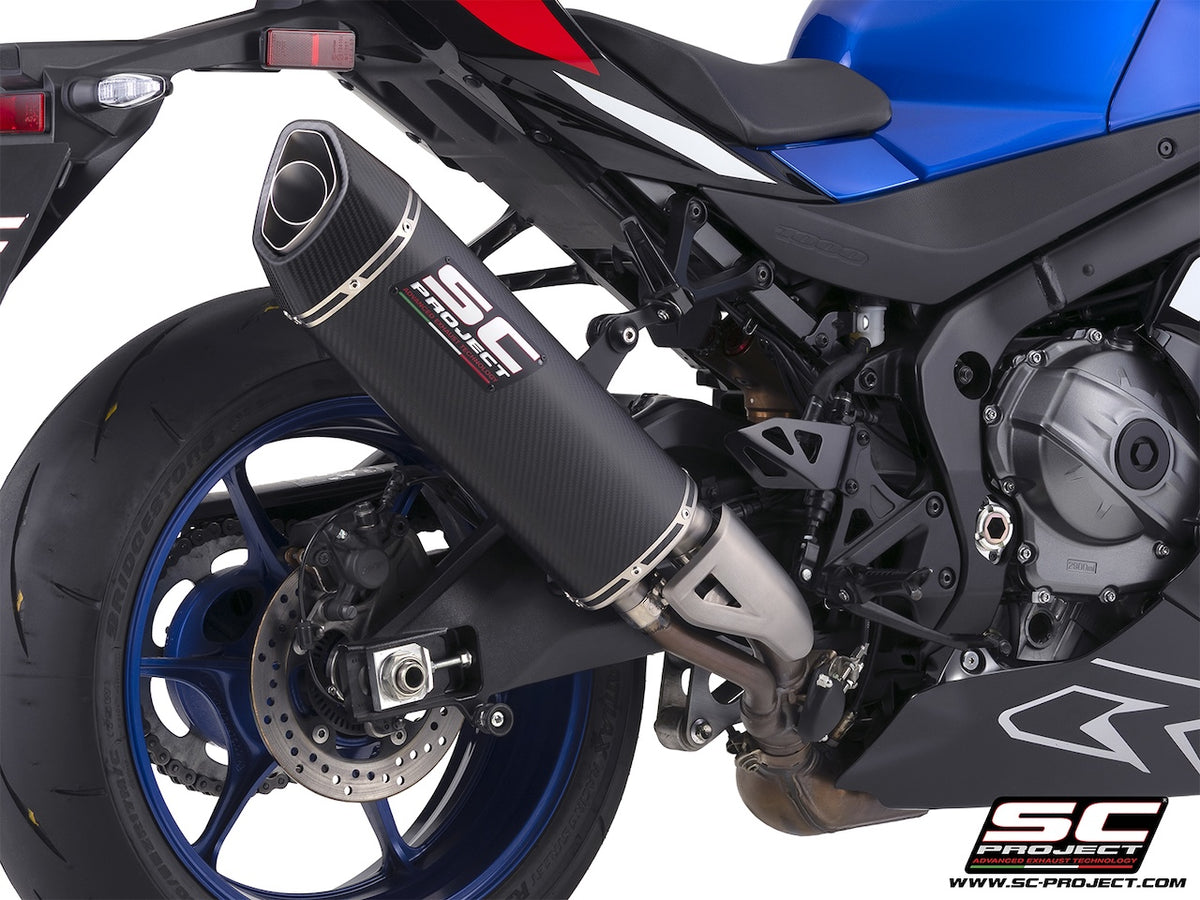 SUZUKI GSX-R1000R (2026) SC1-R carbon fibre exhaust, 250 mm