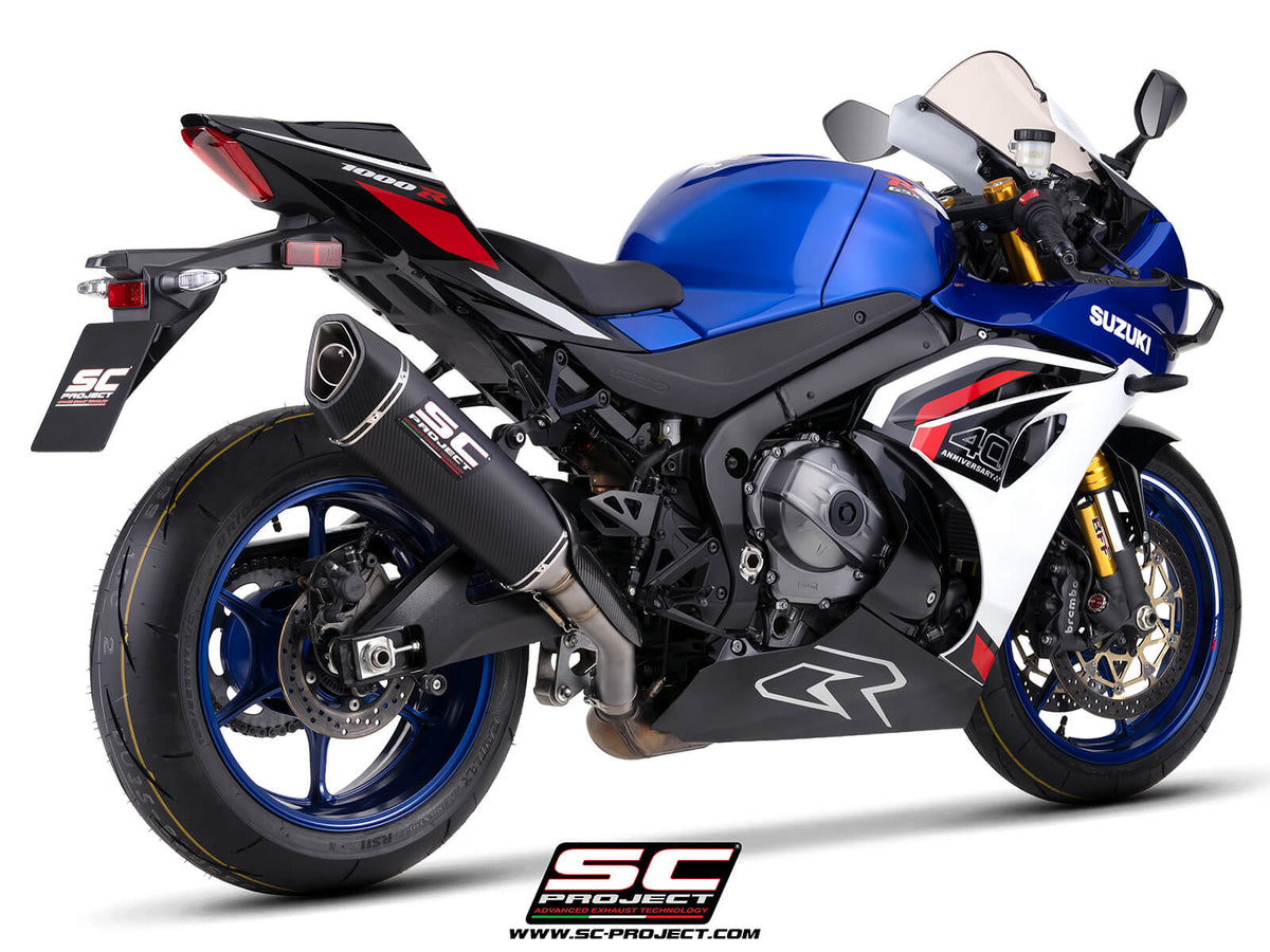 SUZUKI GSX-R1000R (2026) SC1-R carbon fibre exhaust, 350 mm