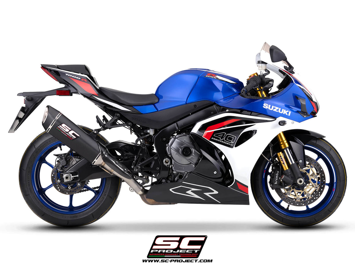 SUZUKI GSX-R1000R (2026) SC1-R carbon fibre exhaust, 350 mm