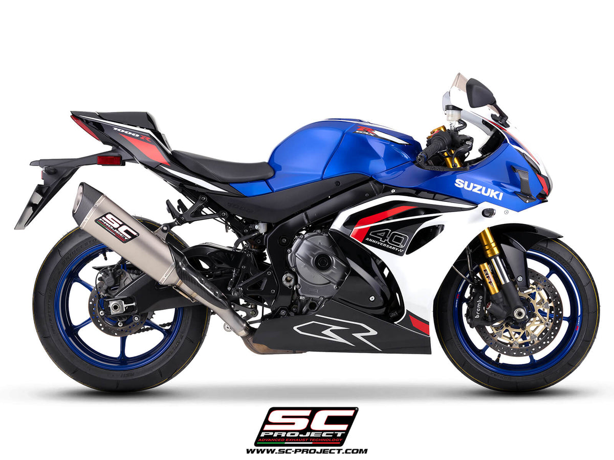 SUZUKI GSX-R1000R (2026) SC1-R titanium exhaust, 350 mm