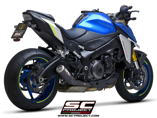 Suzuki GSX-S 1000 (2021-2026) CR-T Muffler, with titanium mesh on muffler exit