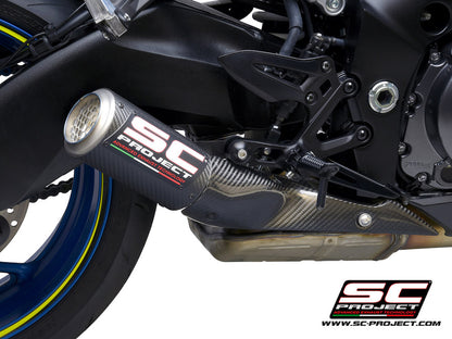 Suzuki GSX-S 1000 (2021-2026) CR-T Muffler, with titanium mesh on muffler exit