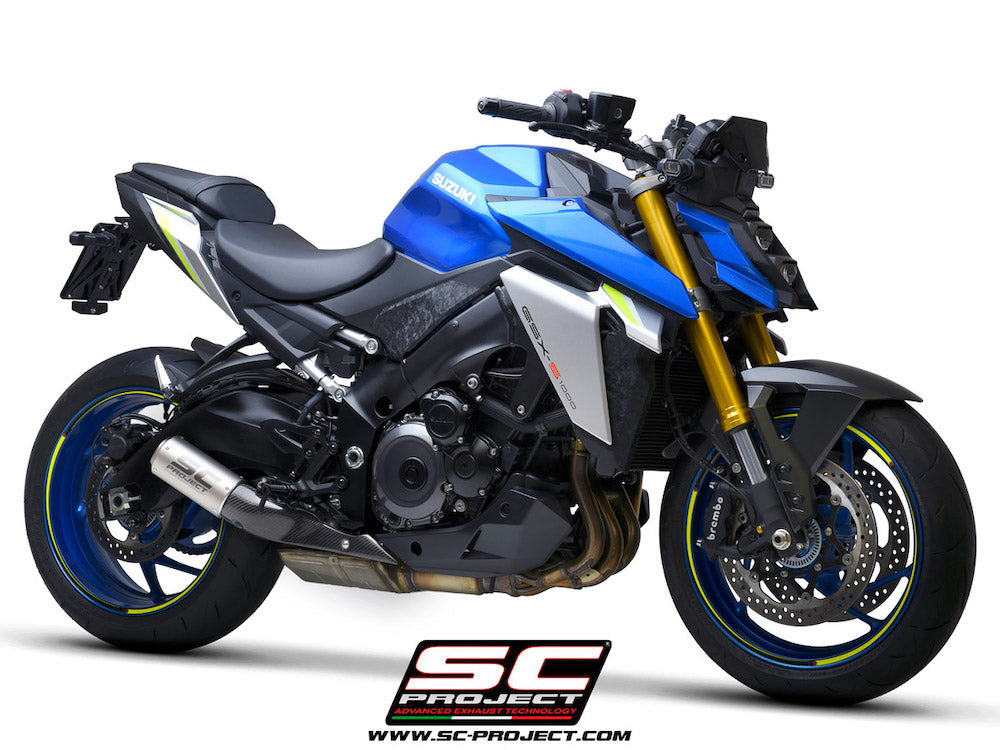 Suzuki GSX-S 1000 (2021-2026) CR-T Muffler, with titanium mesh on muffler exit