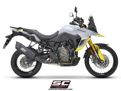Suzuki V-STROM 800DE / 800SE (2023 - 2025) Adventure titanium exhaust, matt black