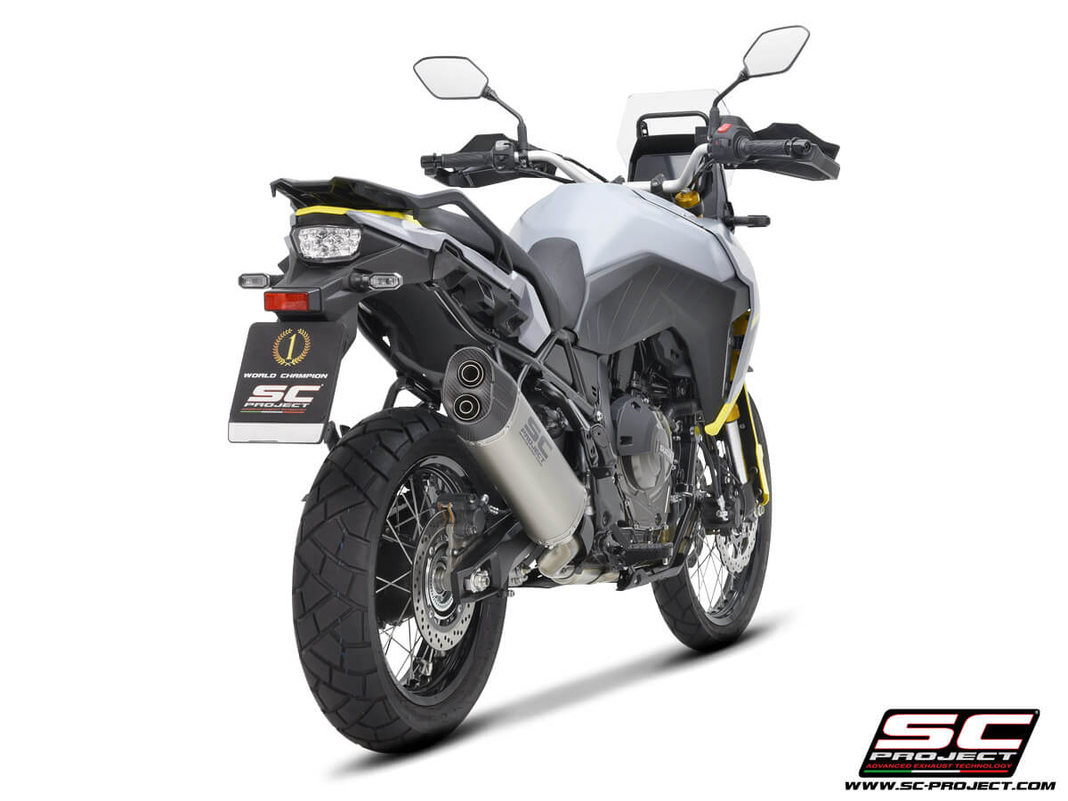 Suzuki V-STROM 800DE / 800SE (2023 - 2025) Adventure titanium exhaust