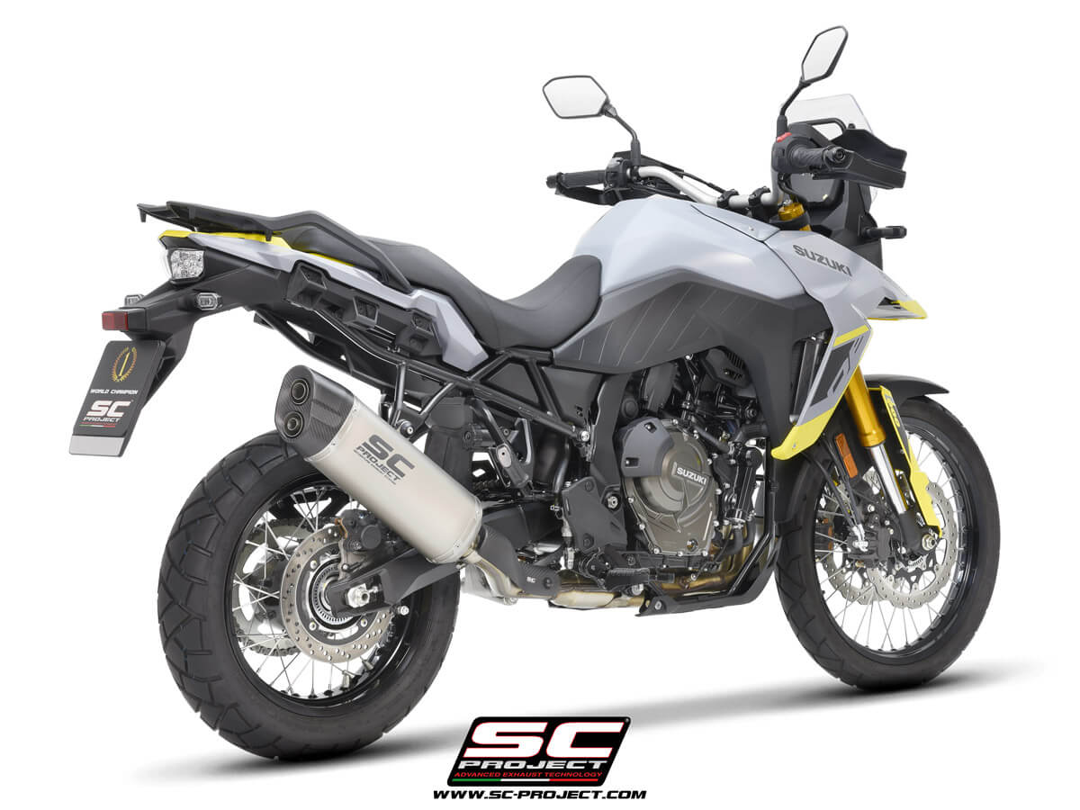 Suzuki V-STROM 800DE / 800SE (2023 - 2025) Adventure titanium exhaust