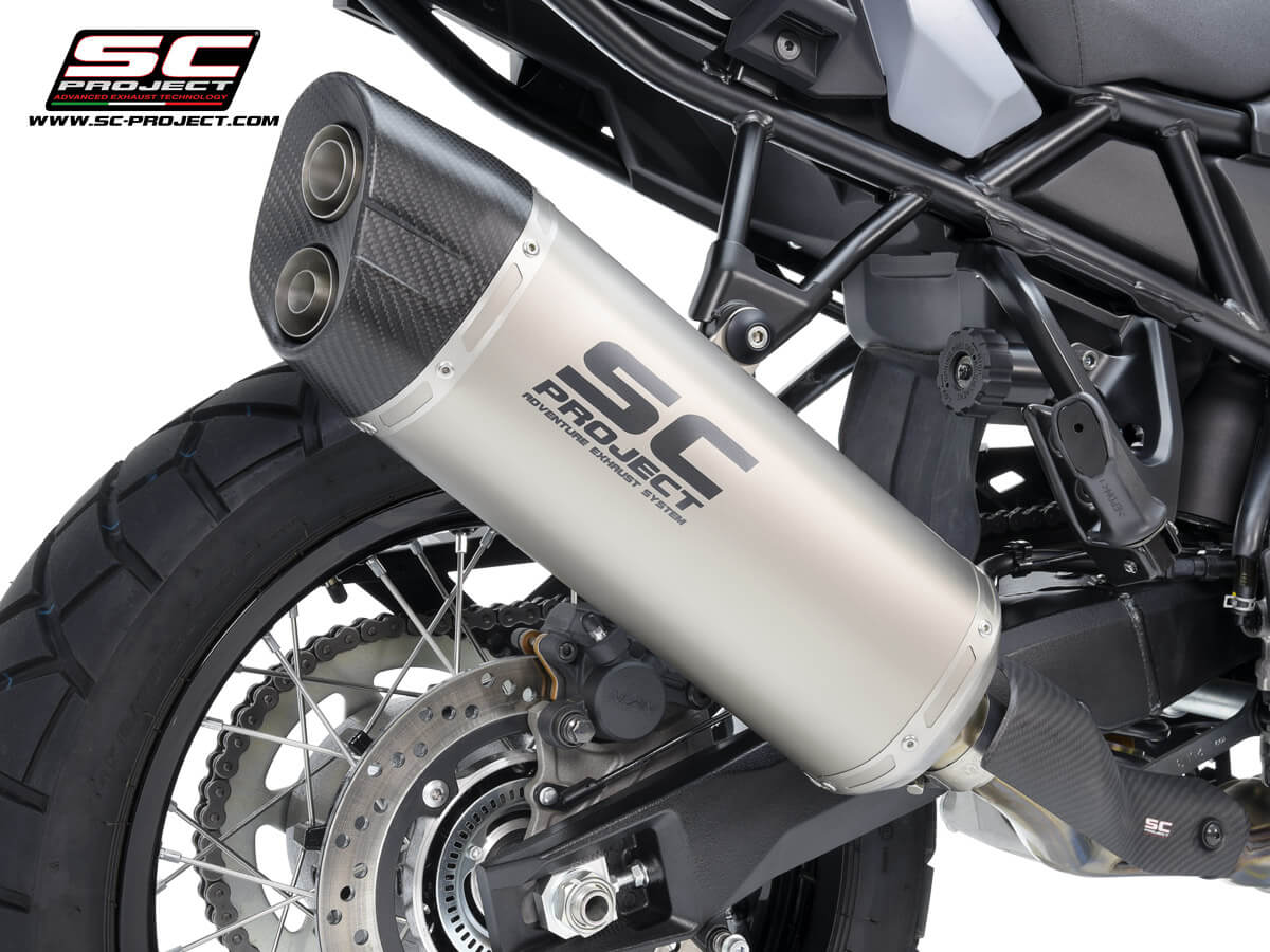 Suzuki V-STROM 800DE / 800SE (2023 - 2025) Adventure titanium exhaust