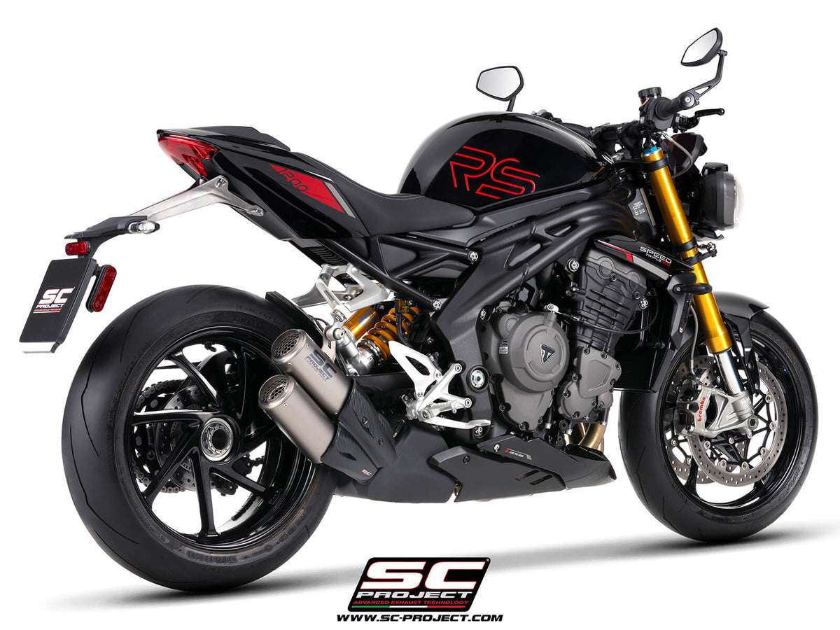 Triumph SPEED TRIPLE 1200 RS (2025-2026) - EURO 5+ Twin CR-T titanium exhaust