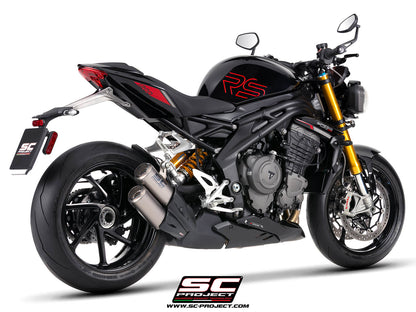 Triumph SPEED TRIPLE 1200 RS (2025-2026) - EURO 5+ Twin CR-T titanium exhaust