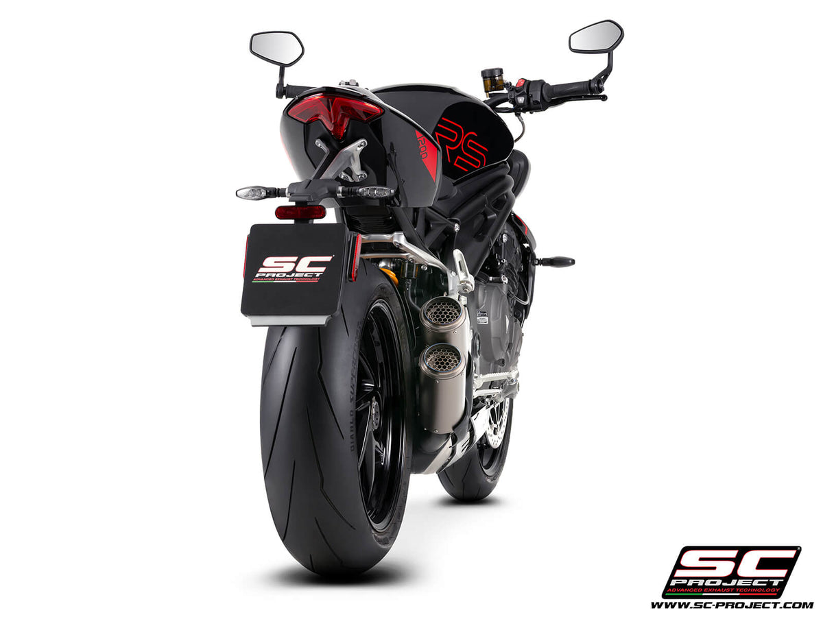 Triumph SPEED TRIPLE 1200 RS (2025-2026) - EURO 5+ Twin CR-T titanium exhaust