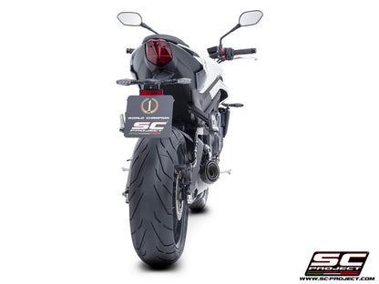 Triumph STREET TRIPLE 765 R - RS (2024-2026) - EURO 5+ 3-1 Stainless steel full exhaust system, with S1 stainless steel exhaust