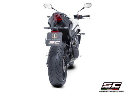 Triumph STREET TRIPLE 765 R - RS (2024-2026) - EURO 5+ 3-1 Stainless steel full exhaust system, with SC1-S carbon exhaust