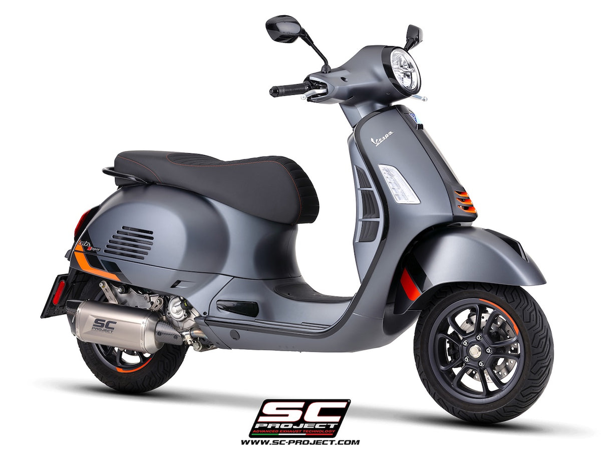 VESPA GTS 310 - GTV 310 (2025 - 2026) Tourer titanium exhaust