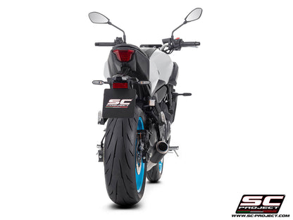 Yamaha MT-07 (2025-2026) 2-1 Stainless steel full exhaust system, with CR-T carbon fibre exhaust