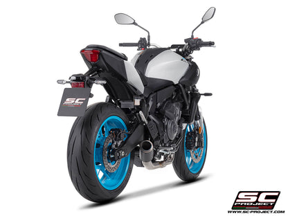 Yamaha MT-07 (2025-2026) 2-1 Stainless steel full exhaust system, with CR-T carbon fibre exhaust