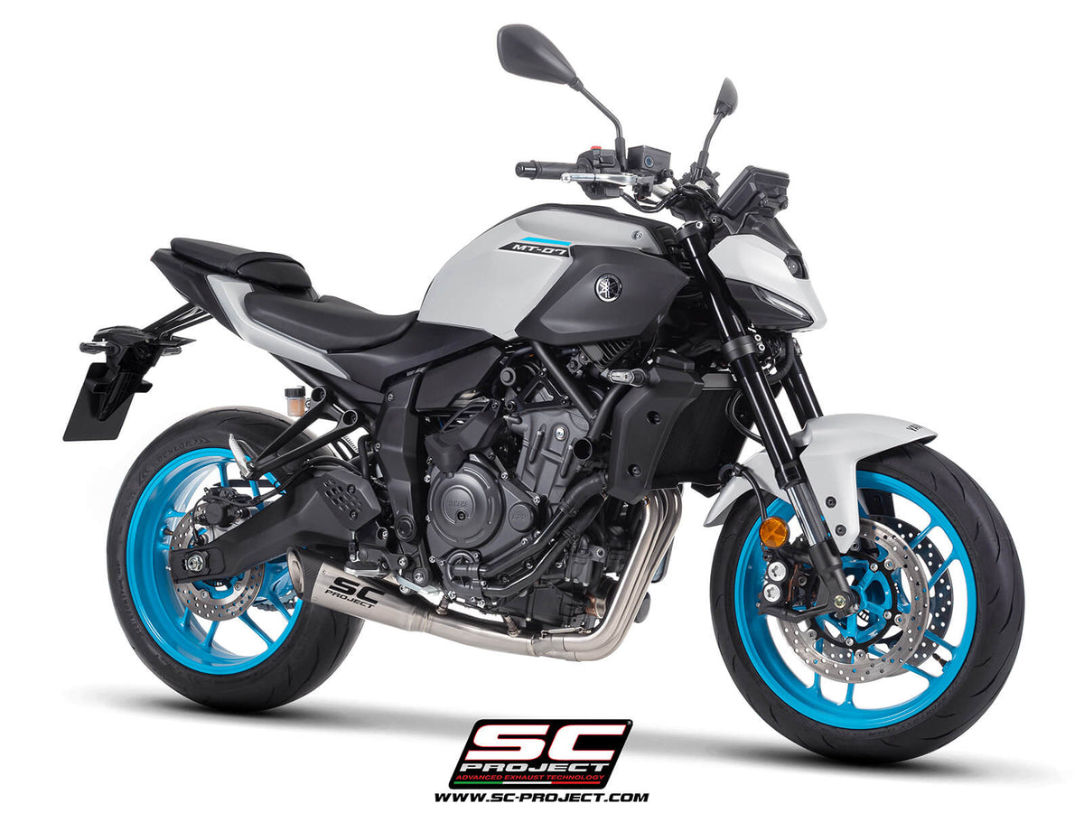 Yamaha MT-07 (2025-2026) 2-1 Stainless steel full exhaust system, with S1 stainless steel exhaust