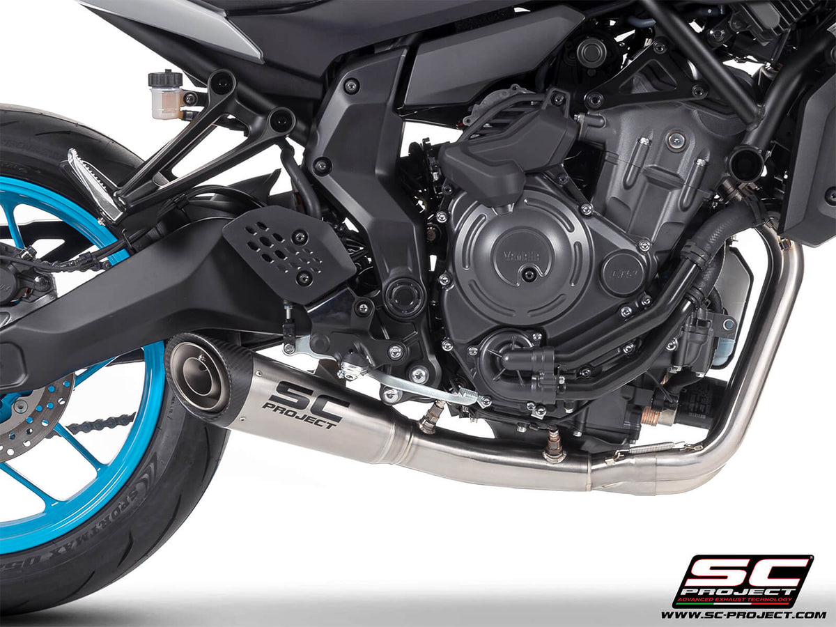 Yamaha MT-07 (2025-2026) 2-1 Stainless steel full exhaust system, with S1 stainless steel exhaust
