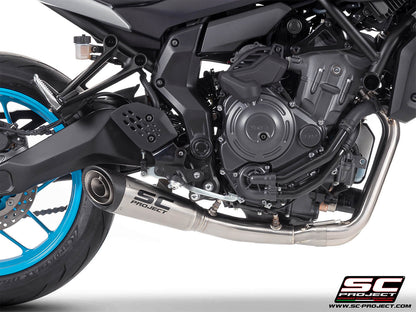 Yamaha MT-07 (2025-2026) 2-1 Stainless steel full exhaust system, with S1 stainless steel exhaust