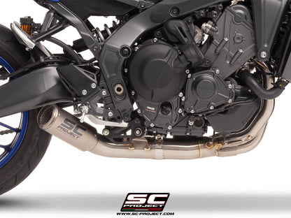 YAMAHA MT-09 (2024-2026) 3-1 Stainless steel full exhaust system, with CR-T titanium exhaust