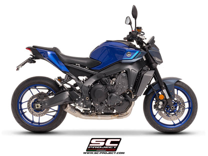 YAMAHA MT-09 (2024-2026) 3-1 Stainless steel full exhaust system, with CR-T titanium exhaust