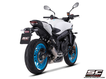 YAMAHA MT-09 (2024-2026) 3-1 stainless steel full exhaust system, with CR-T titanium exhaust , with stoneguard grid