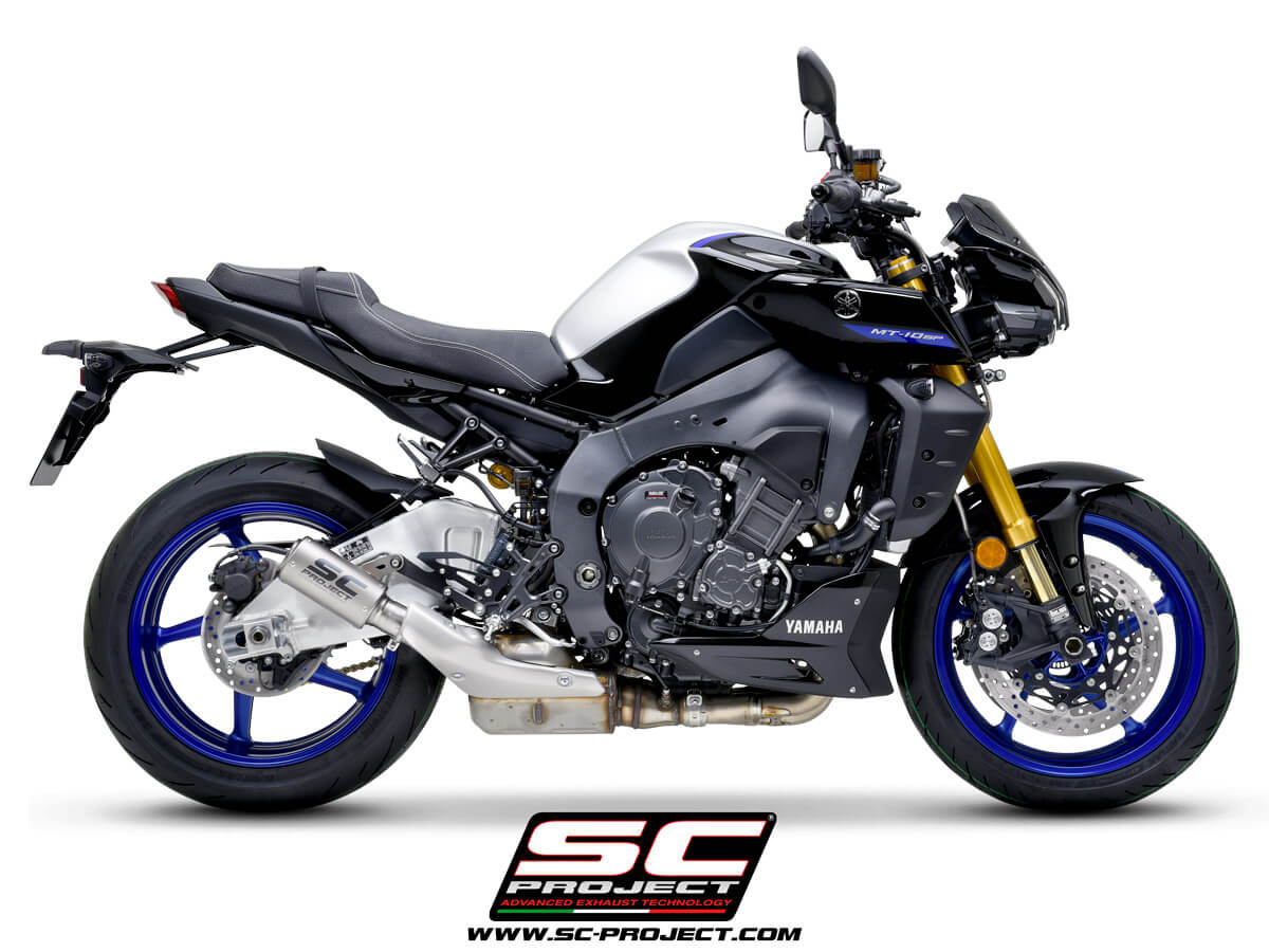 YAMAHA MT-10 (2022-2024) CR-T Muffler, with titanium mesh on exit muffler