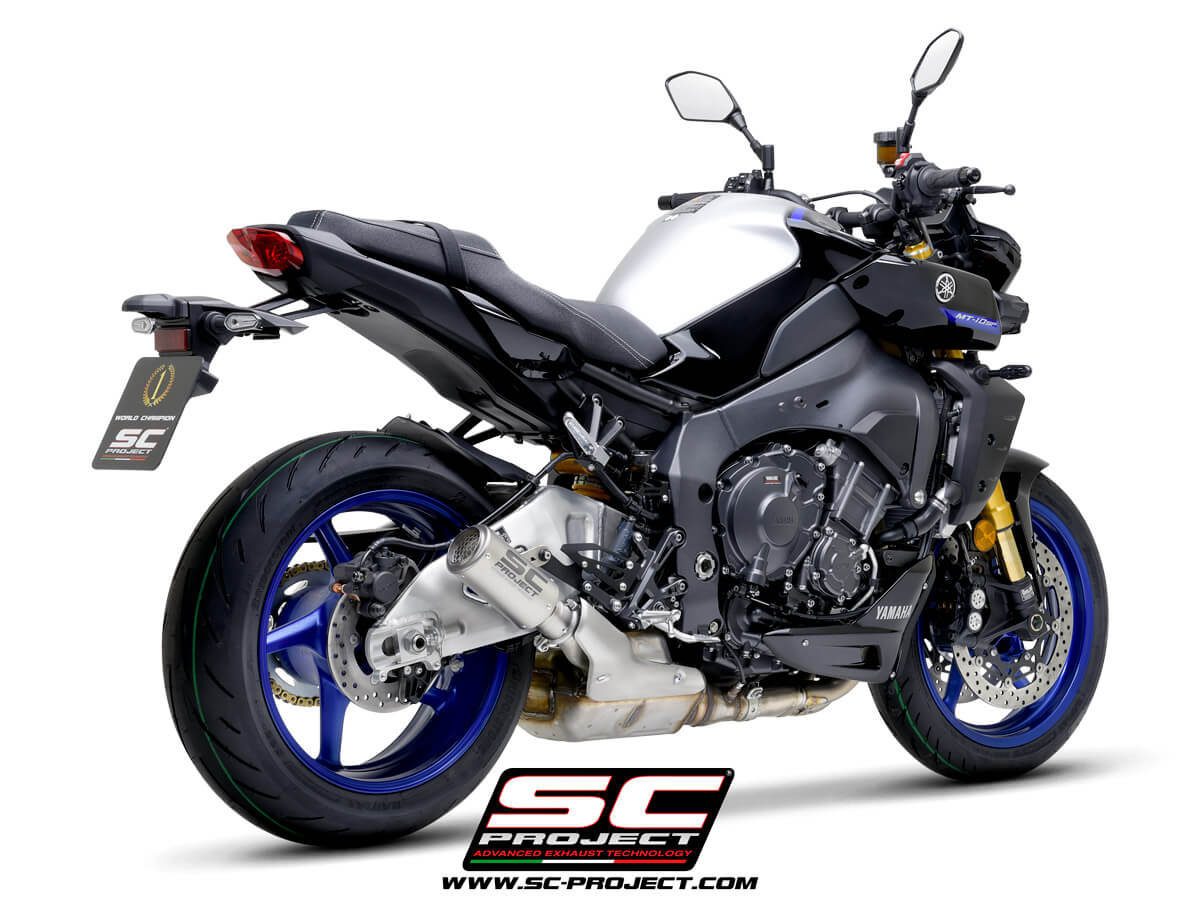 YAMAHA MT-10 (2022-2024) CR-T Muffler, with titanium mesh on exit muffler