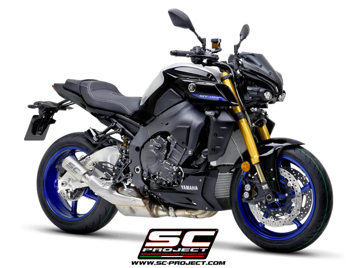 YAMAHA MT-10 (2022-2024) CR-T Muffler, with titanium mesh on exit muffler