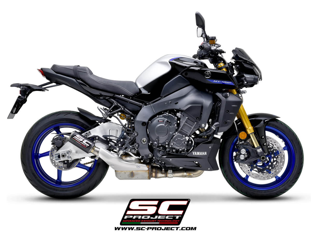 YAMAHA MT-10 (2022-2024) CR-T Muffler, with titanium mesh on exit muffler