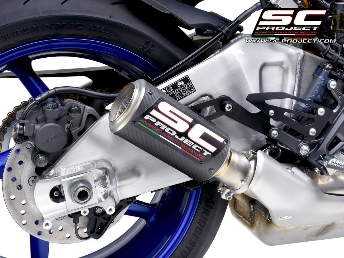 YAMAHA MT-10 (2022-2024) CR-T Muffler, with titanium mesh on exit muffler