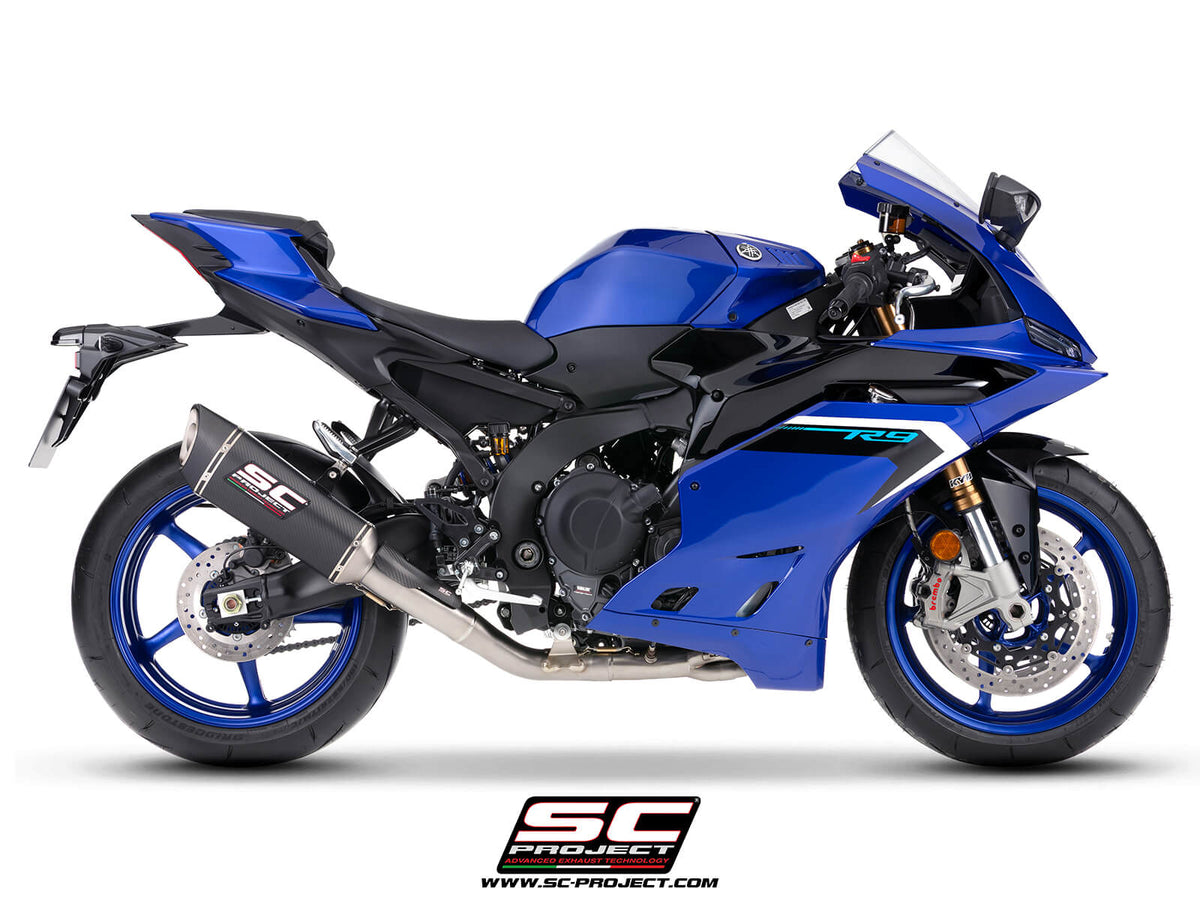 Yamaha R9 (2025-2026) 3-1 full exhaust system, with SC1-R carbon fibre exhaust