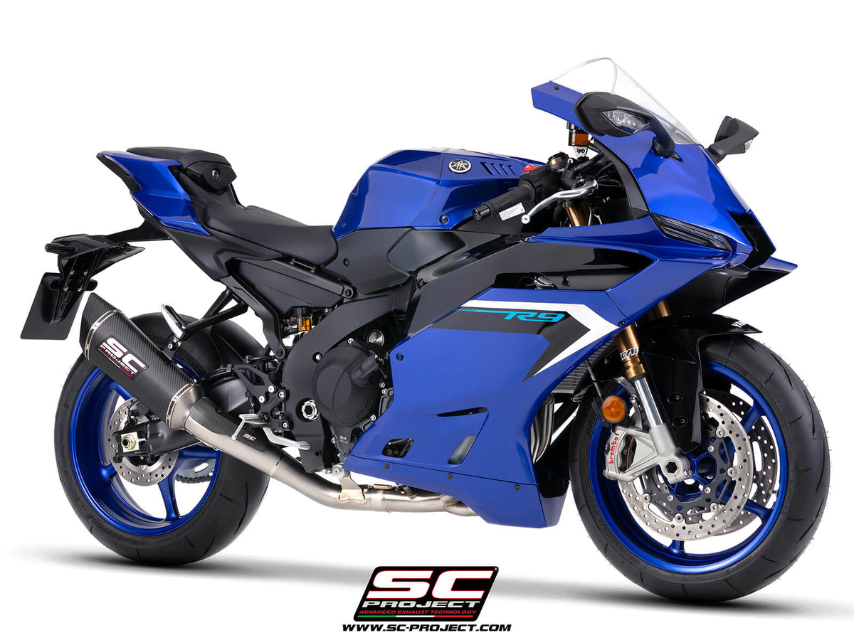 Yamaha R9 (2025-2026) 3-1 full exhaust system, with SC1-R carbon fibre exhaust