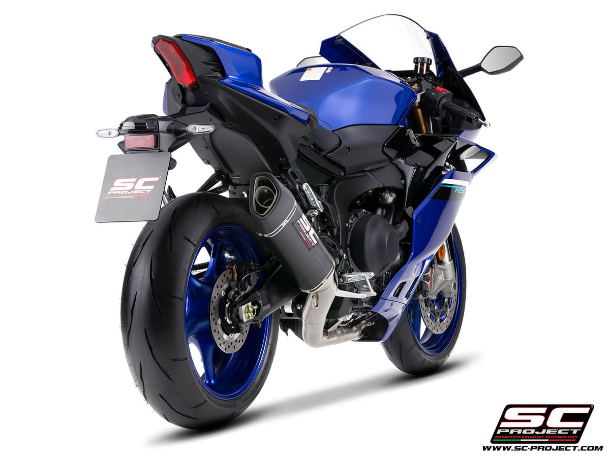 Yamaha R9 (2025-2026) 3-1 full exhaust system, with SC1-R carbon fibre exhaust
