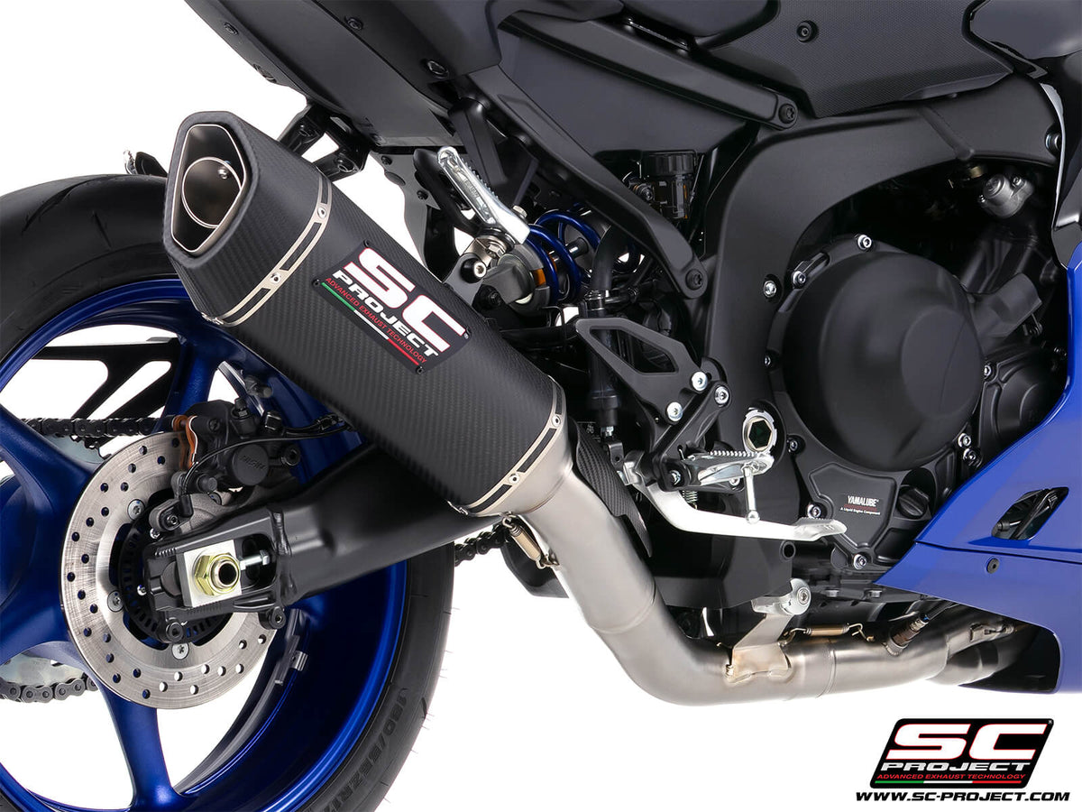 Yamaha R9 (2025-2026) 3-1 full exhaust system, with SC1-R carbon fibre exhaust
