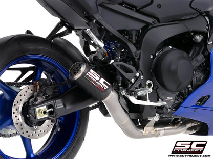 Yamaha R9 (2025-2026)  3-1 Titanium full exhaust system, with CR-T carbon fibre exhaust, with stoneguard grid