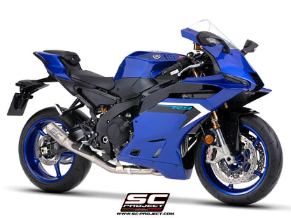 Yamaha R9 (2025-2026) 3-1 Titanium full exhaust system, with CR-T titanium exhaust, with stoneguard grid