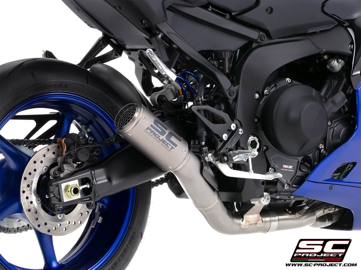 Yamaha R9 (2025-2026) 3-1 Titanium full exhaust system, with CR-T titanium exhaust, with stoneguard grid