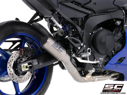 Yamaha R9 (2025-2026) 3-1 Titanium full exhaust system, with CR-T titanium exhaust, with stoneguard grid