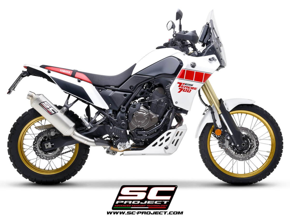 YAMAHA TENERE 700 (2021-2024) Rally Raid Muffler, Titanium