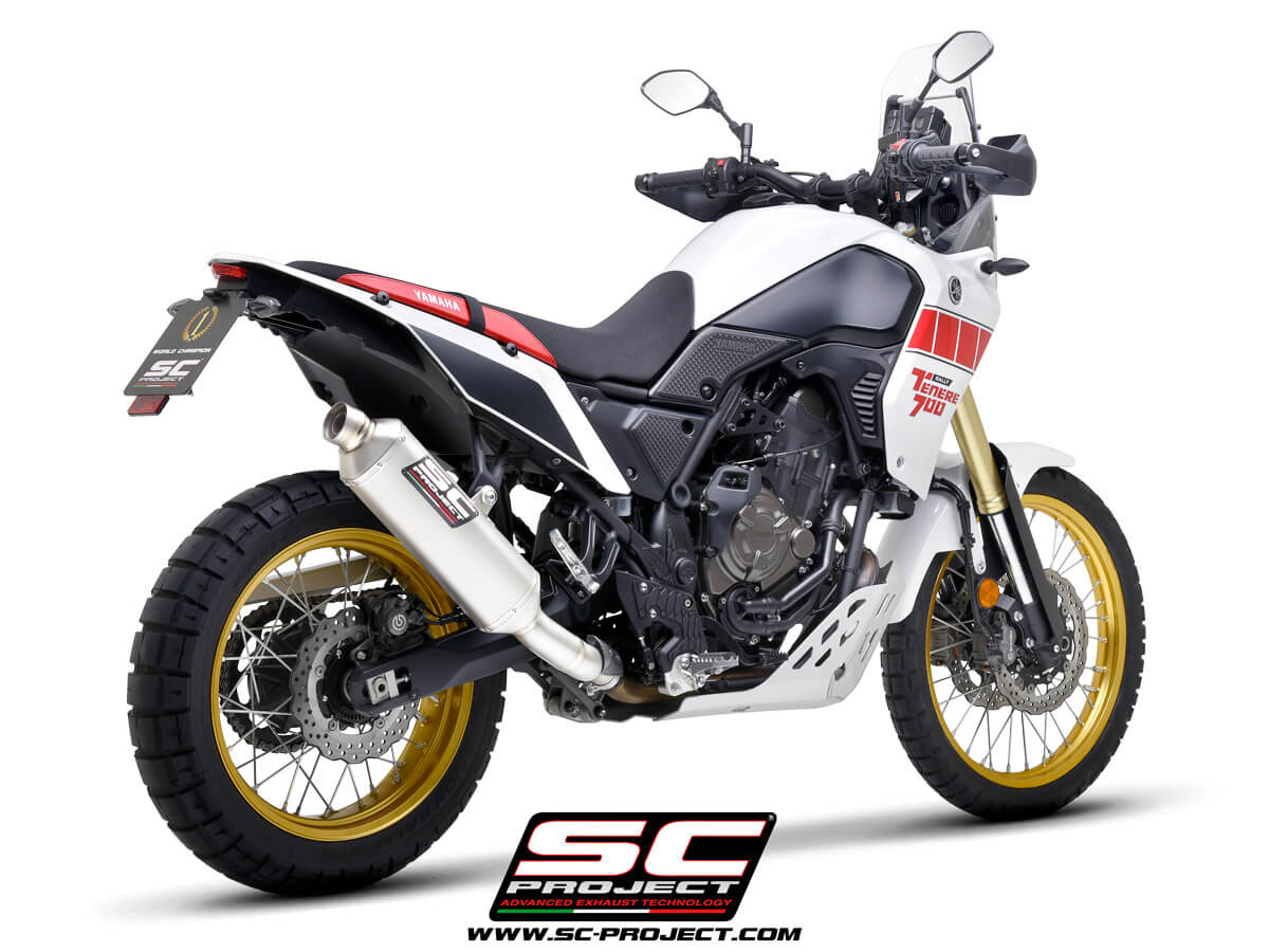 YAMAHA TENERE 700 (2021-2024) Rally Raid Muffler, Titanium
