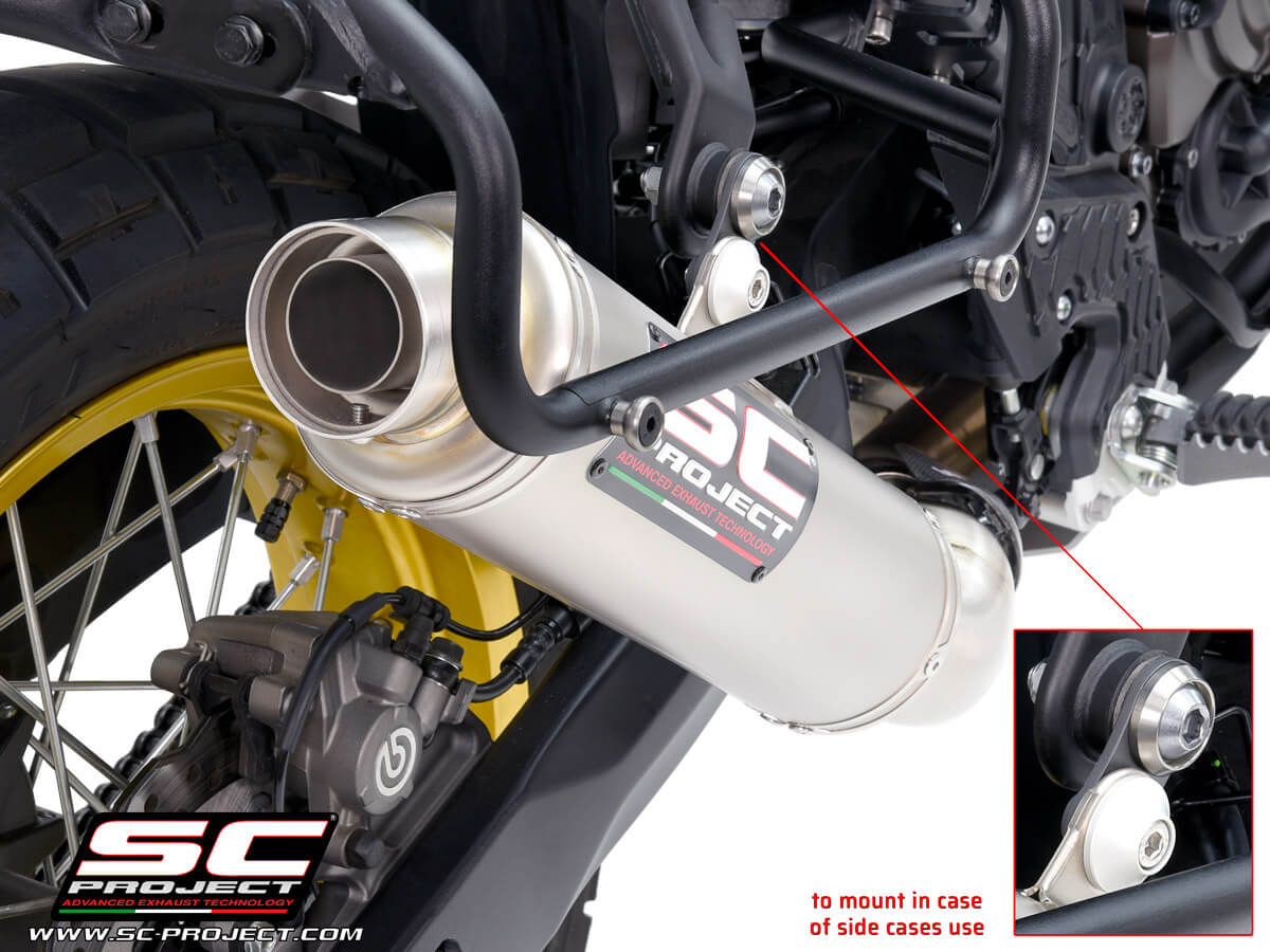 YAMAHA TENERE 700 (2021-2024) Rally Race Muffler, titanium