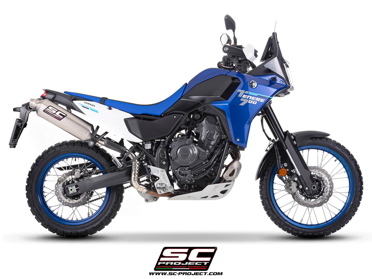 Yamaha TENERE 700 (2025-2026) - Euro 5+ Rally Raid titanium exhaust, high mount