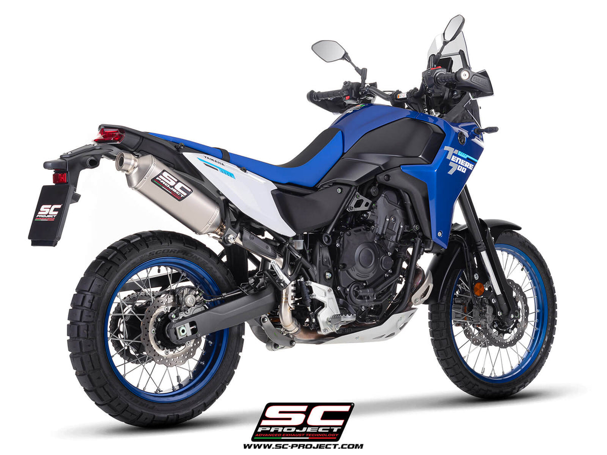 Yamaha TENERE 700 (2025-2026) - Euro 5+ Rally Raid titanium exhaust, high mount