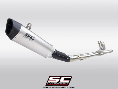 Yamaha TMAX 560 (2025-2026) 2-1 Stainless steel full exhaust system, with SC1-R carbon fibre exhaust